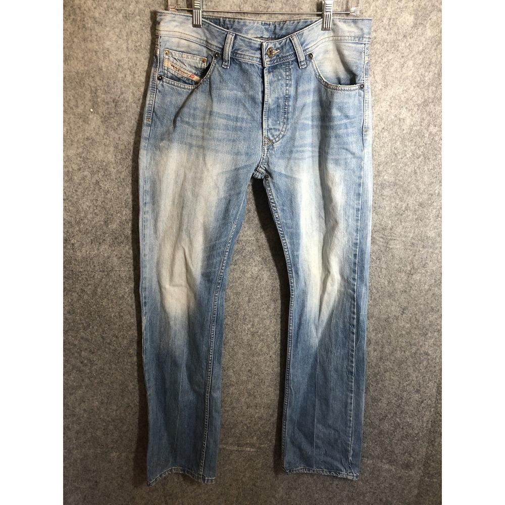 Diesel Industry Jeans Mens 31x32 Blue Medium Wash Larkee Regular Straight Casual